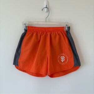 Victoria's Secret San Francisco Giants Baseball Orange Active Athletic Shorts